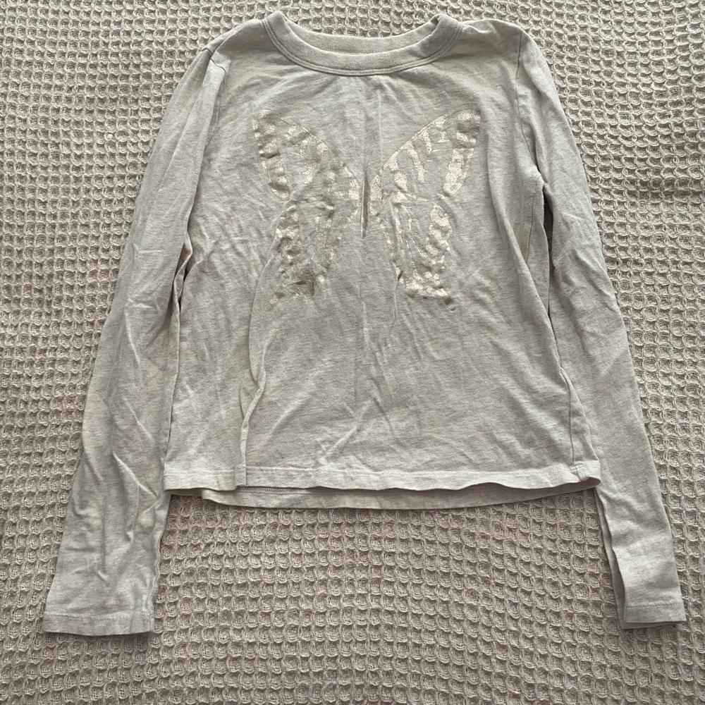 GAP Kids Cream Organic Cotton Tee